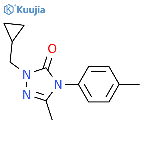 2-(CYCLOPROPYLMETHYL)-5-METHYL-4-(4-METHYLPHENYL)-2,4-DIHYDRO-3H-1,2,4-TRIAZOL-3-ONE structure