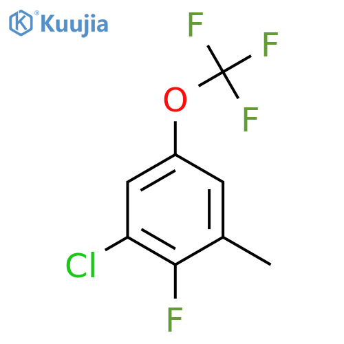 3-Chloro-2-fluoro-5-(trifluoromethoxy)toluene structure