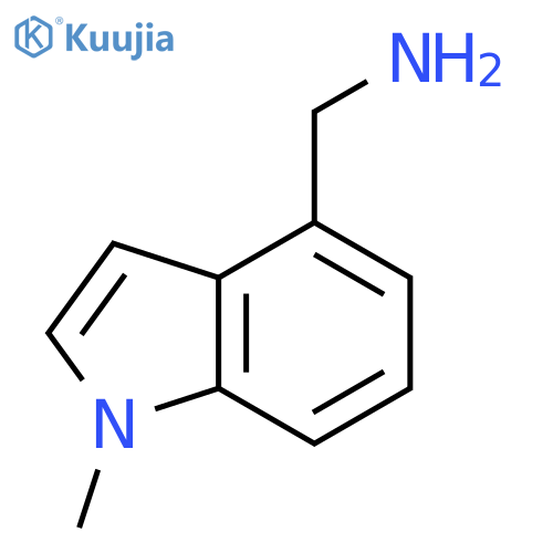 (1-Methyl-1H-indol-4-yl)methylamine structure