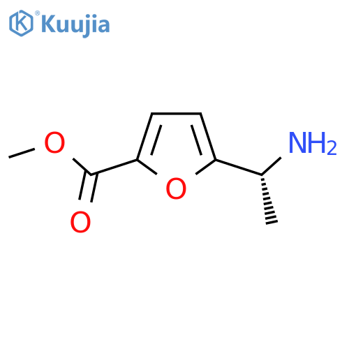 methyl 5-(1R)-1-aminoethylfuran-2-carboxylate structure
