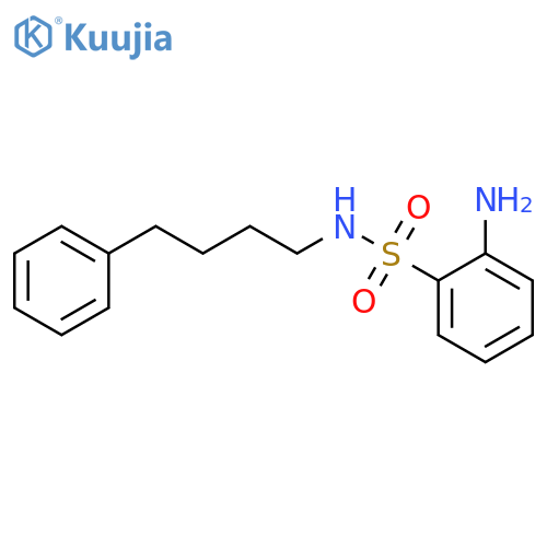 2-Amino-N-(4-phenylbutyl)benzene-1-sulfonamide structure
