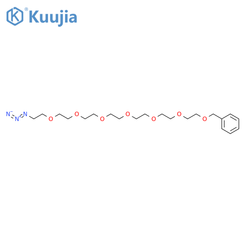 2,5,8,11,14,17,20-Heptaoxadocosane, 22-azido-1-phenyl- structure