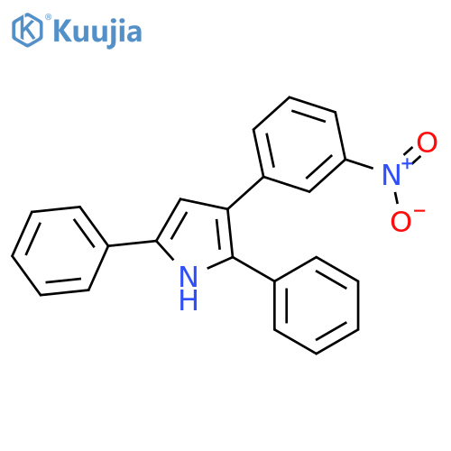 1H-Pyrrole, 3-(3-nitrophenyl)-2,5-diphenyl- structure