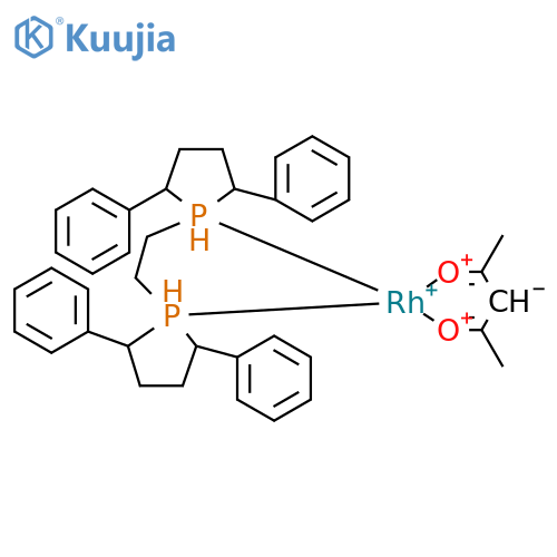(R,R)-Ph-BPE-Rh(acac) structure