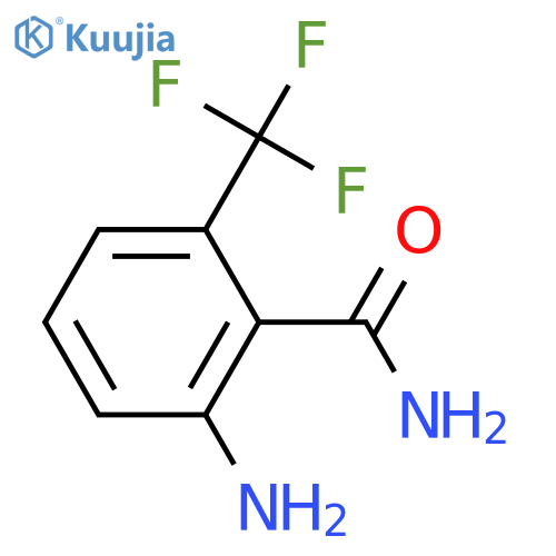 Benzamide, 2-amino-6-(trifluoromethyl)- (9CI, ACI) structure
