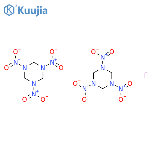 Iodide, compd. with hexahydro-1,3,5-trinitro-1,3,5-triazine (1:2) structure