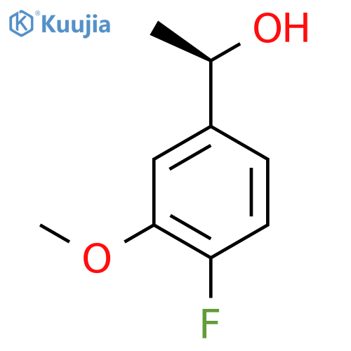 (1R)-1-(4-fluoro-3-methoxyphenyl)ethan-1-ol structure