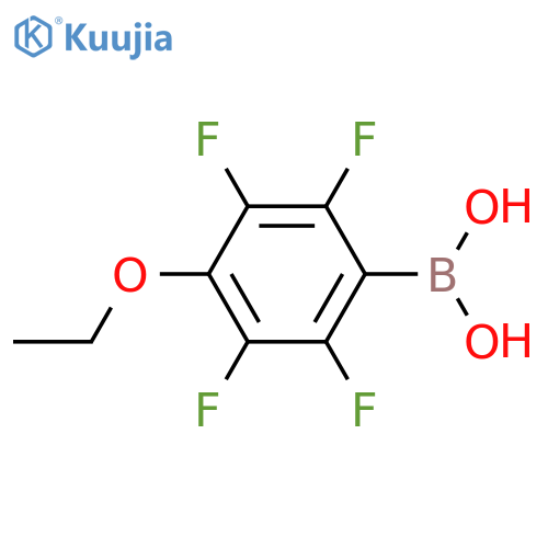 4-Ethoxy-2,3,5,6-tetrafluorophenylboronic acid structure