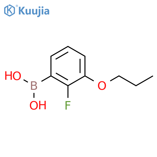 2-Fluoro-3-propoxyphenylboronic acid structure