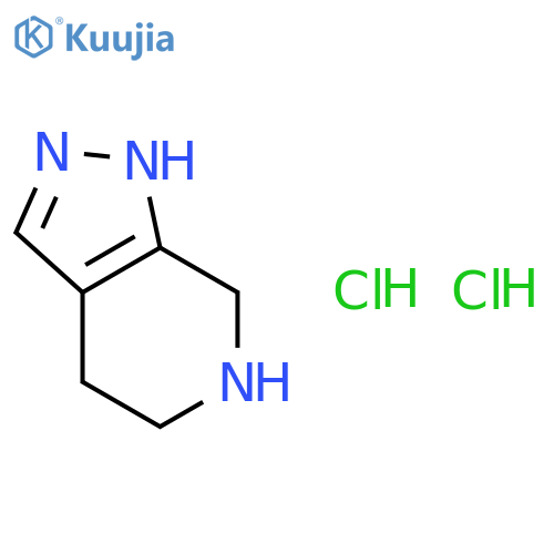 1H,4H,5H,6H,7H-pyrazolo[3,4-c]pyridine dihydrochloride structure