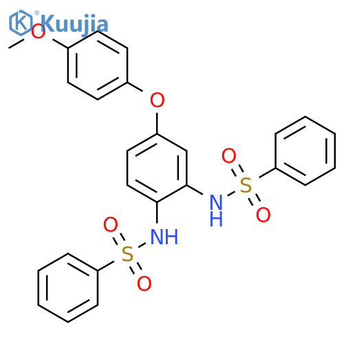 BENZENESULFONAMIDE, N,N'-[4-(4-METHOXYPHENOXY)-1,2-PHENYLENE]BIS- structure