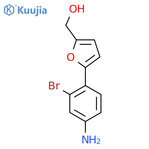 5-(4-Amino-2-bromophenyl)-2-furylmethanol structure