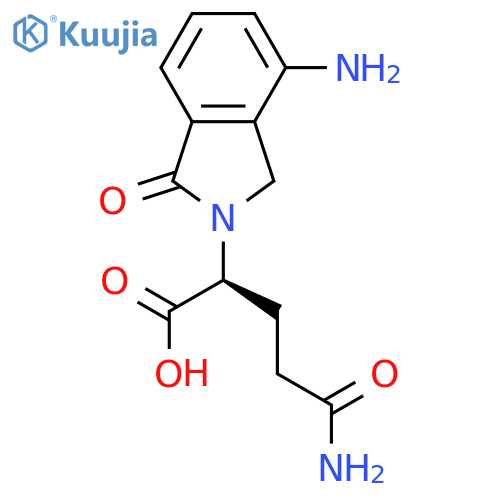 Acido(S)-5-ammino-2-(4-ammino-1-ossoisoindolin-2-il)-5-ossopentanoico structure