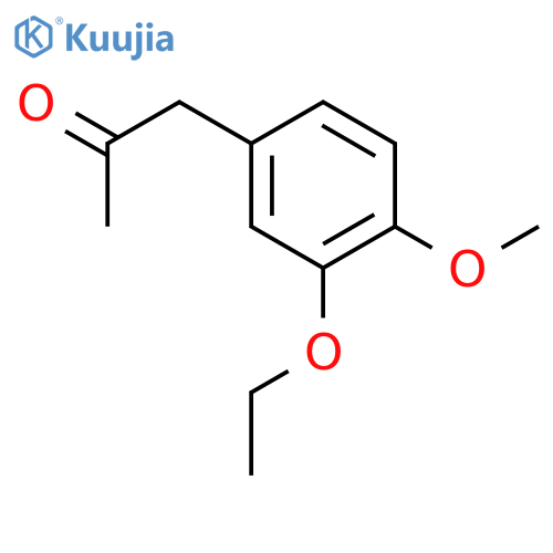 1-(3-Ethoxy-4-methoxyphenyl)propan-2-one structure