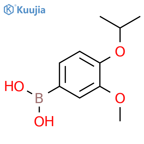 3-methoxy-4-(propan-2-yloxy)phenylboronic acid structure