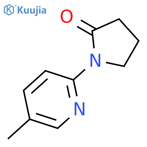 2-Pyrrolidinone, 1-(5-methyl-2-pyridinyl)- structure