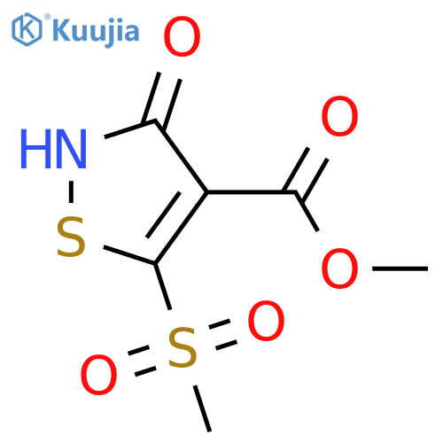 Methyl 5-methylsulfonyl-3-oxo-1,2-thiazole-4-carboxylate structure
