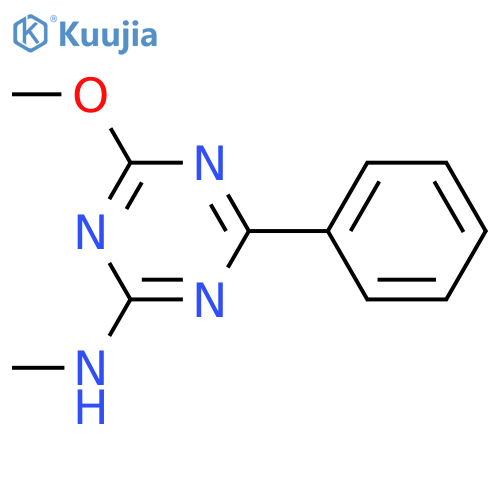 4-Methoxy-n-methyl-6-phenyl-1,3,5-triazin-2-amine structure