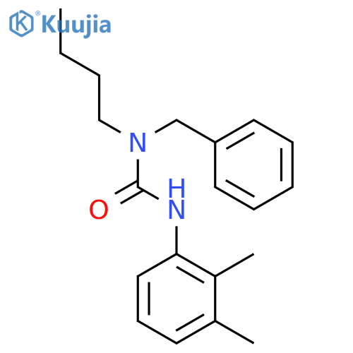 Urea, N-butyl-N'-(2,3-dimethylphenyl)-N-(phenylmethyl)- structure