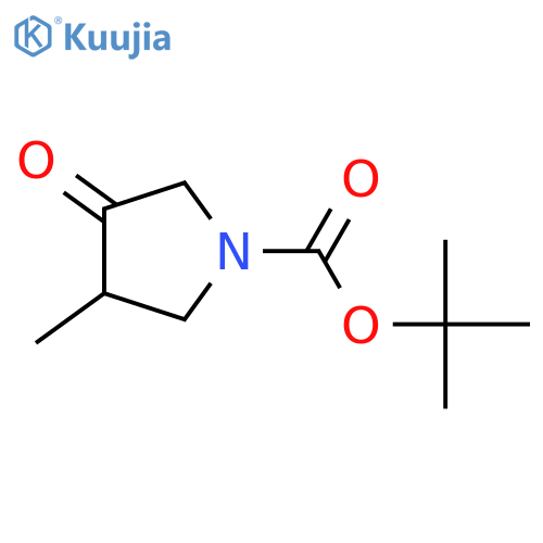 tert-butyl 3-methyl-4-oxopyrrolidine-1-carboxylate structure