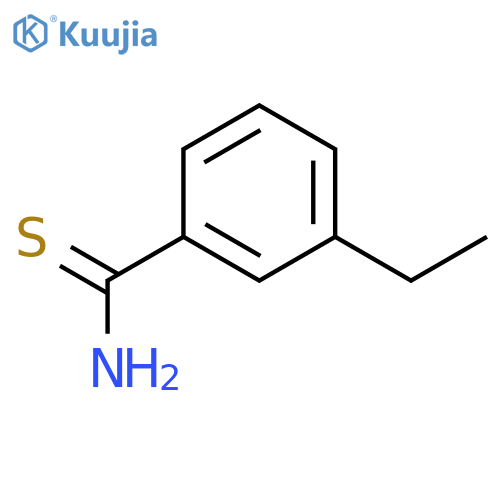 3-ethylbenzene-1-carbothioamide structure