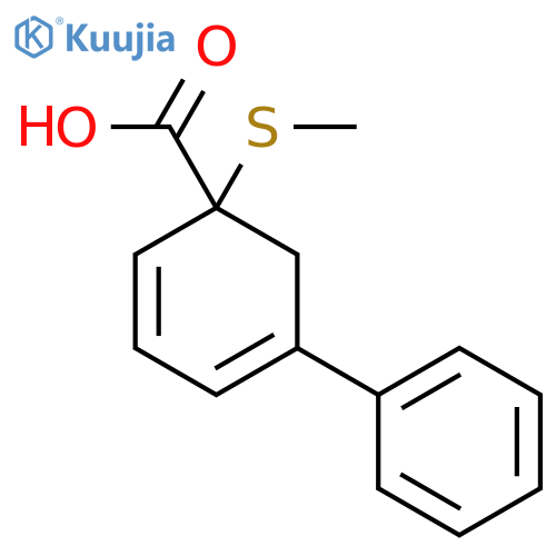 3'-(Methylthio)biphenyl-3-carboxylic acid structure