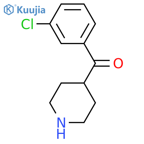 4-(3-Chlorobenzoyl)piperidine structure