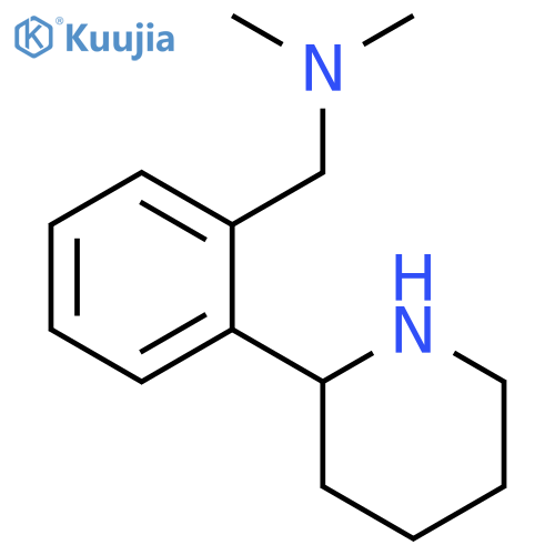 N,N-Dimethyl2-(2-piperidinyl)phenylmethanamine structure