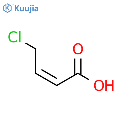 (2Z)-4-chlorobut-2-enoic acid structure