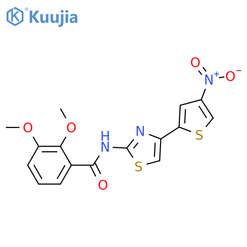 2,3-dimethoxy-N-4-(4-nitrothiophen-2-yl)-1,3-thiazol-2-ylbenzamide structure