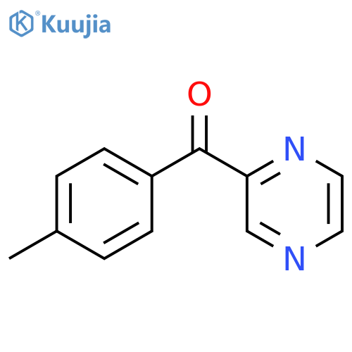 Methanone, (4-methylphenyl)pyrazinyl- structure