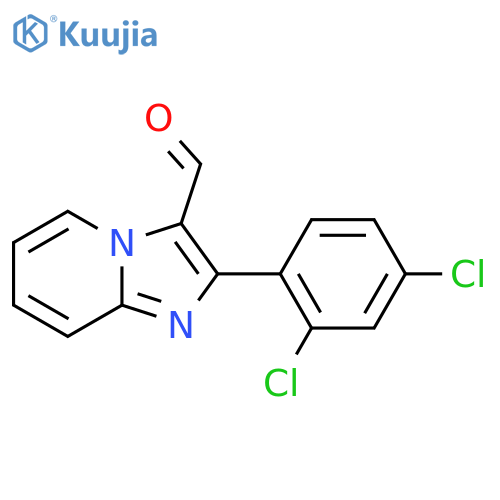 2-(2,4-Dichlorophenyl)imidazo[1,2-a]pyridine-3-carbaldehyde structure