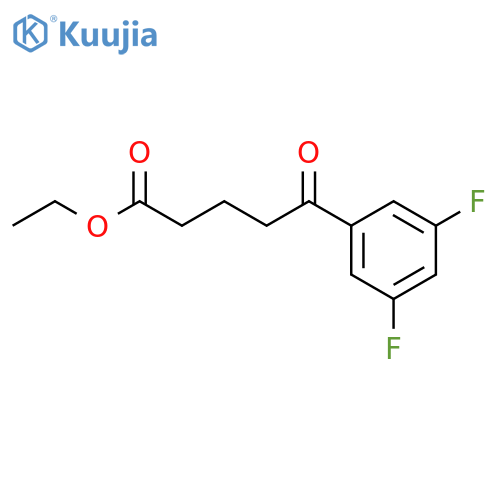 ethyl 5-(3,5-difluorophenyl)-5-oxopentanoate structure