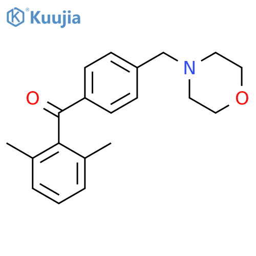 2,6-Dimethyl-4'-morpholinomethyl benzophenone structure