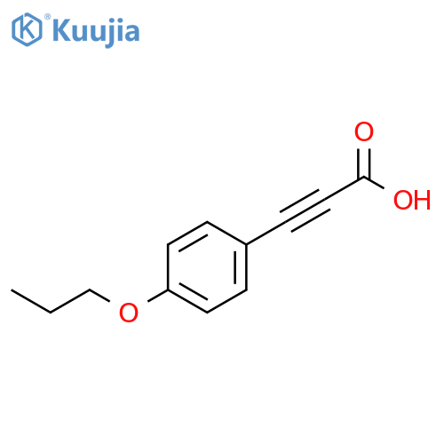 2-Propynoic acid, 3-(4-propoxyphenyl)- structure