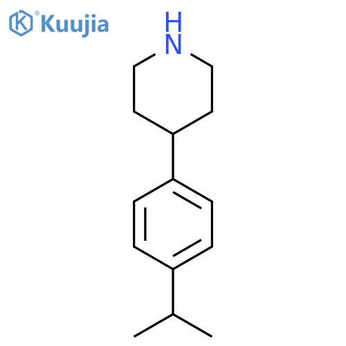 4-4-(propan-2-yl)phenylpiperidine structure