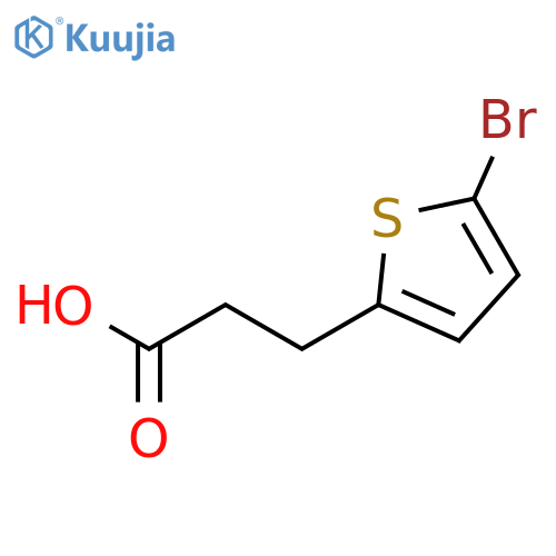 3-(5-bromothiophen-2-yl)propanoic acid structure