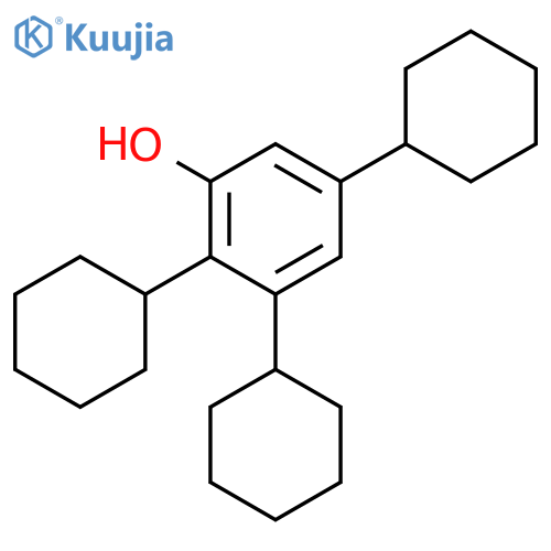 Phenol, 2,3,5-tricyclohexyl- structure