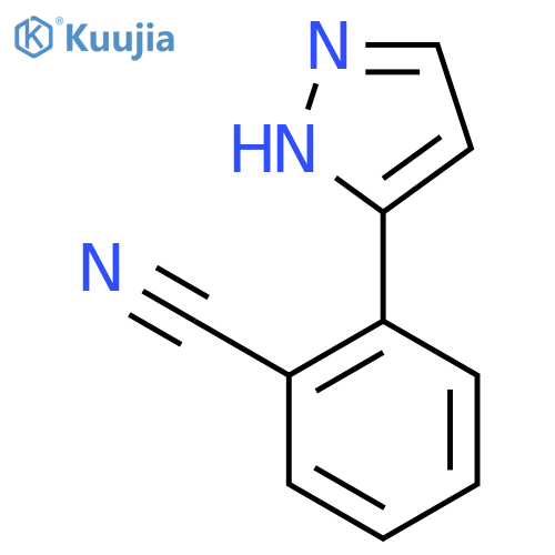 2-(1H-Pyrazol-3-yl)benzonitrile structure