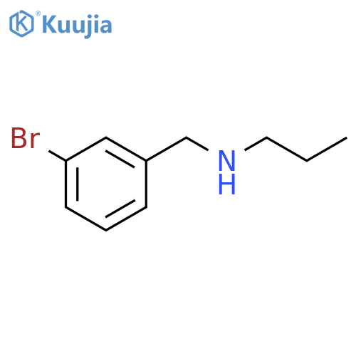 N-(3-Bromophenyl)methylpropan-1-amine structure