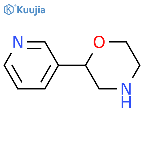 2-(Pyridin-3-yl)morpholine structure