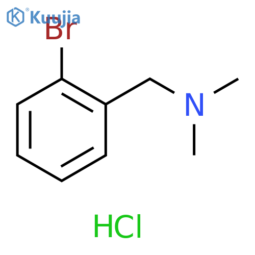 1-(2-Bromophenyl)-N,N-dimethylmethanamine hydrochloride structure