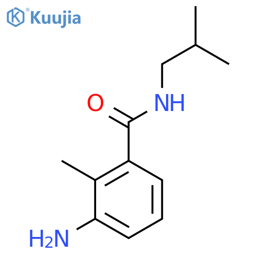 3-Amino-N-isobutyl-2-methylbenzamide structure