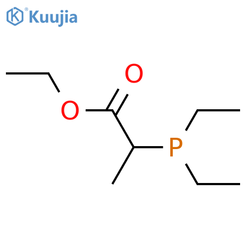 Propanoic acid, 2-(diethylphosphino)-, ethyl ester structure