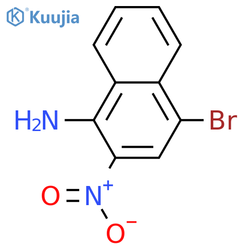 4-Bromo-2-nitronaphthalen-1-amine structure