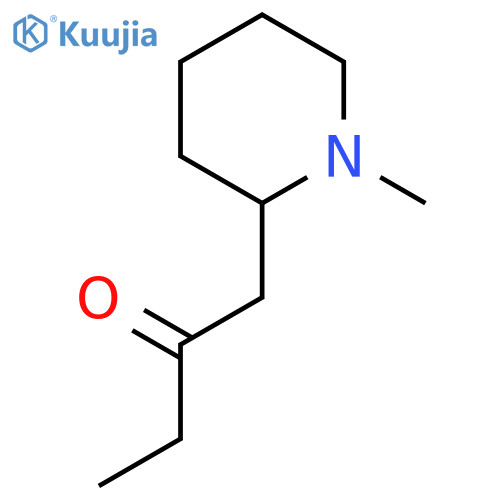 2-BUTANONE, 1-(1-METHYL-2-PIPERIDINYL)- structure
