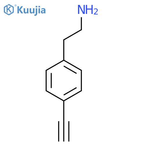 2-(4-ethynylphenyl)ethan-1-amine structure