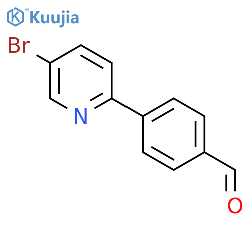 4-(5-Bromo-pyridin-2-yl)-benzaldehyde structure