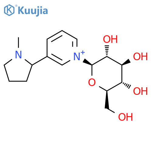 Nicotine N-d-glucoside structure