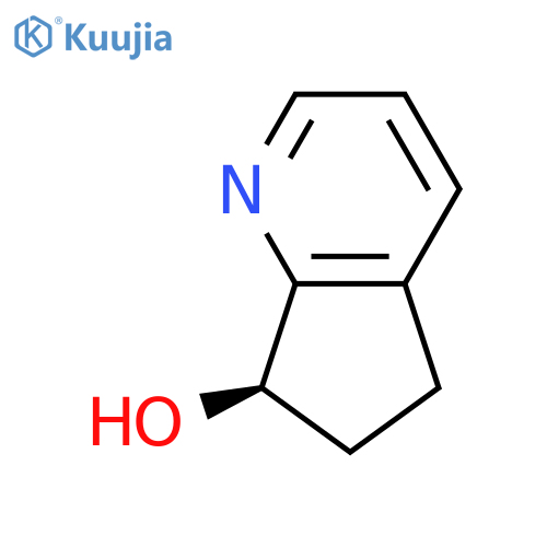 5H-Cyclopenta[b]pyridin-7-ol, 6,7-dihydro,(7R)- structure